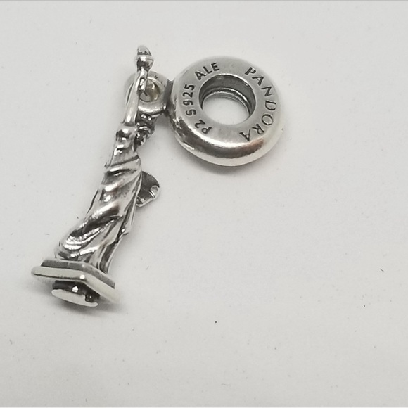 Pandora Dangle Bead Charm Statue of Liberty - Picture 3 of 5